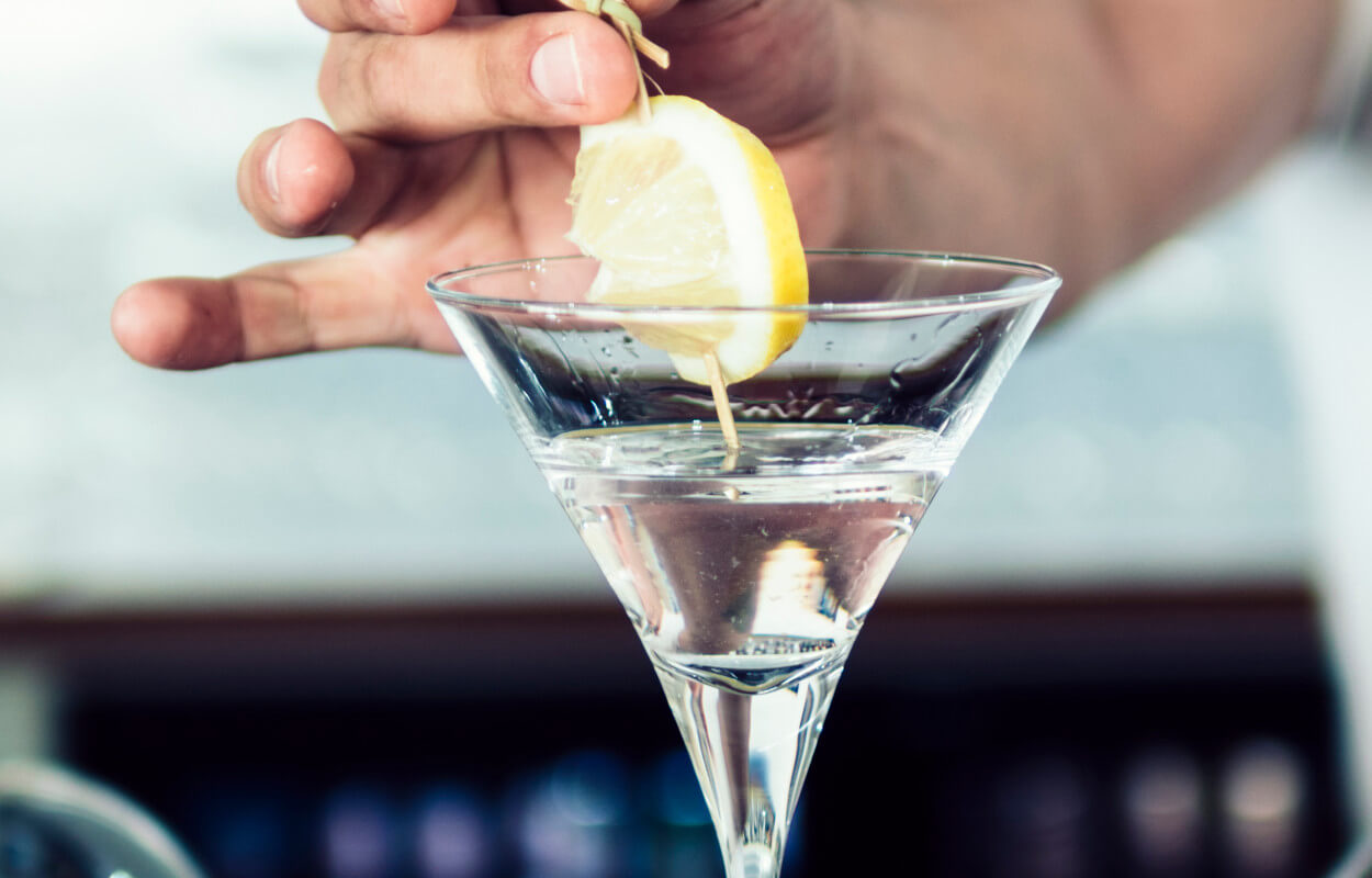 Sprite martini bianco drink 