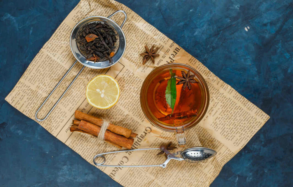 herbata z rumem-rozgrzewająca