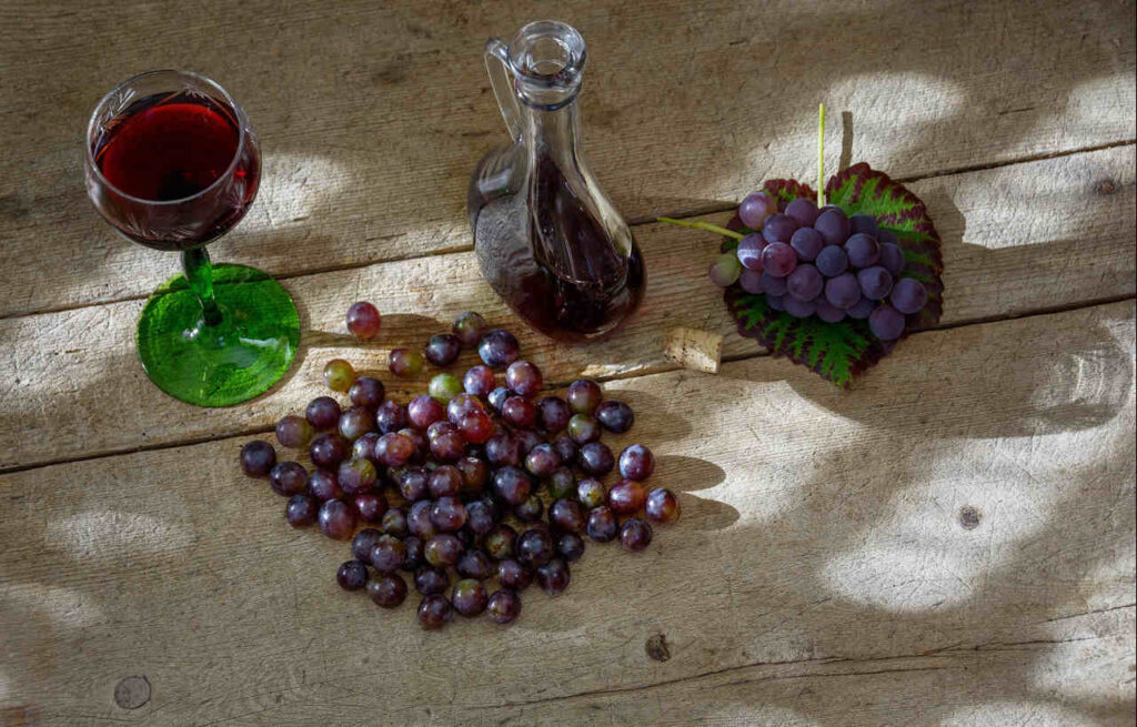 nalewka z winogron ciemnych-przygotowanie