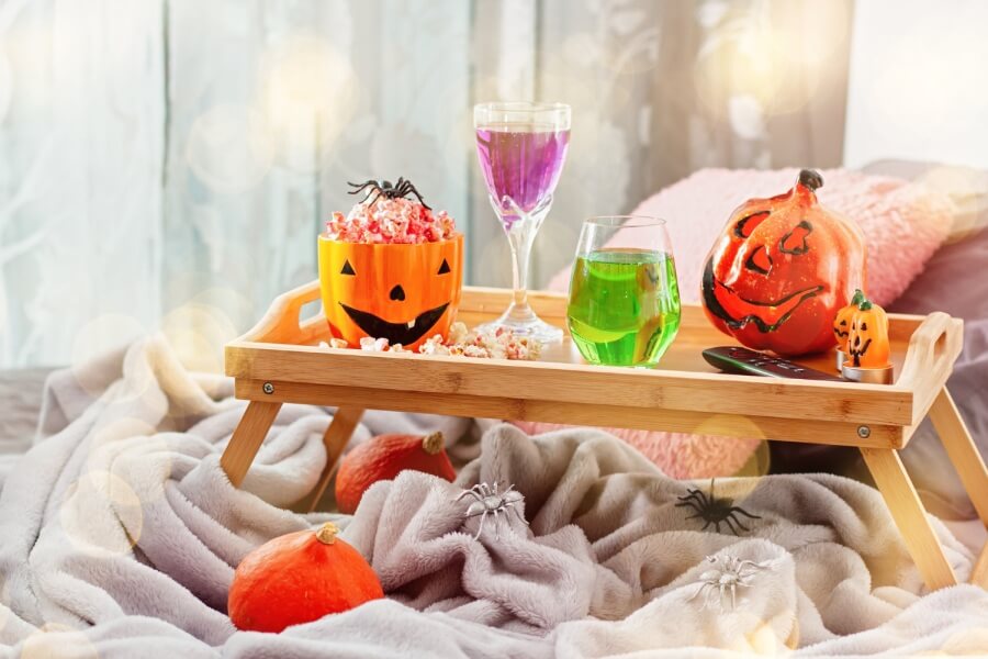 pomysły na dekorowanie napojów na Halloween